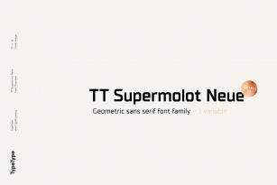 TT Supermolot Neue Font Font Download