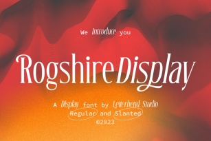Roghsire Font Font Download