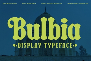 Bulbia Font Font Download