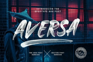 Aversa SVG Font Font Download