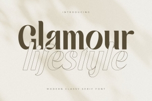Glamour Lifestyle - Modern Classy Serif Font Font Download