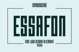 Essafon Bold Font Font Download