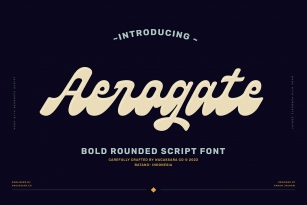 Aerogate Font Font Download