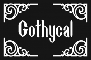 Gothycal Font Font Download