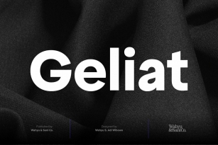 Geliat Font Font Download