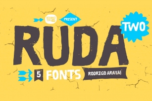 Ruda Two Font Font Download