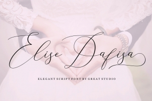 Elise Dafisa Script Font Font Download