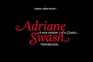 Adriane Swash Font Font Download