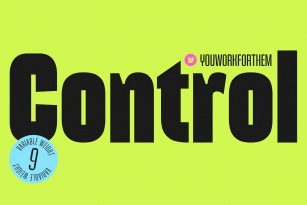 YWFT Control Font Font Download