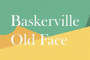 Baskerville Old Face Font Font Download