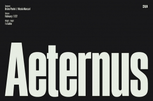 Aeternus Variable Font Font Download
