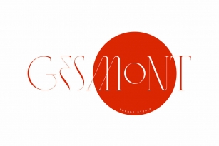 Gesmont Font Font Download