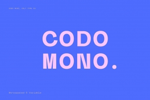 Codo Mono Font Font Download