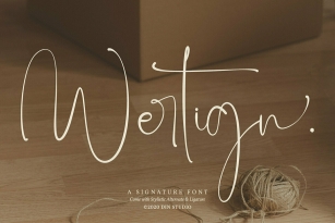Wertign Font Font Download