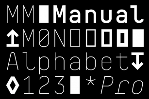 BB Manual Mono Pro Font Font Download