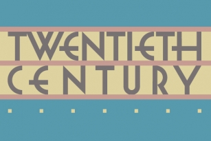 Twentieth Century Font Font Download