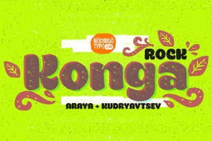 Konga Rock Font Font Download