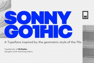 Sonny Gothic Font Font Download