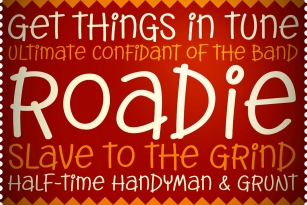 Roadie PB Font Font Download