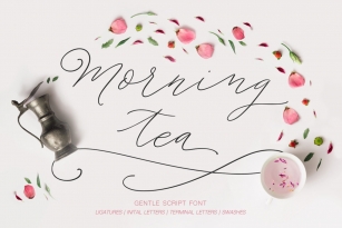 Morning Tea Font Font Download