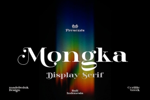 Mongka Display Font Font Download