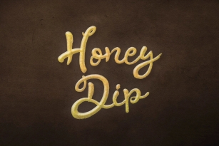 Honey Dip Font Font Download
