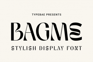 Bagme Font Font Download