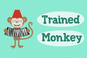 Trained Monkey Font Font Download