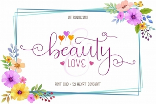 Beauty And Love Font Font Download