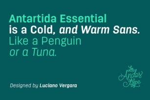 Antartida Essential Font Font Download