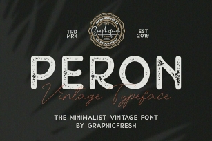 Peron Font Font Download
