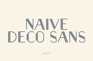 Naive Deco Sans Font Font Download