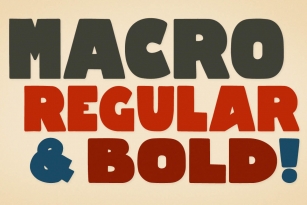 Macro Font Font Download