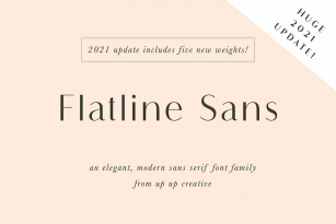 Flatline Sans Font Font Download