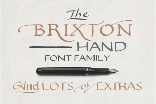 Brixton Hand Font Font Download