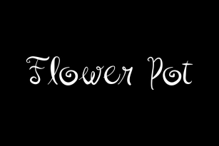 Flowerpot Font Font Download