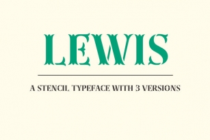 Lewis Font Font Download