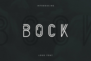 Bock - Logo Font Font Download
