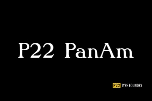 P22 PanAm Font Font Download