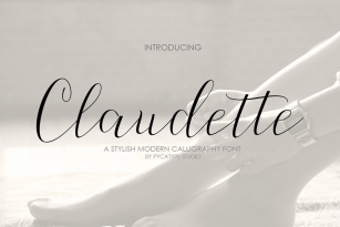 Claudette Script Font Font Download