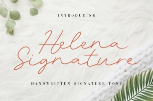 Helena Signature Font Font Download