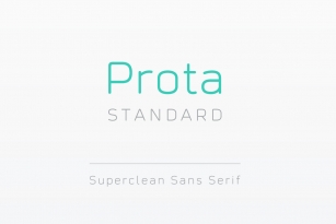 Prota Standard Font Font Download