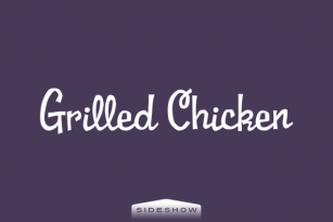 Grilled Chicken Font Font Download