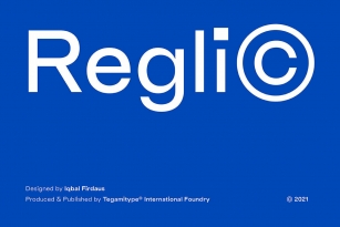 TG Reglic Font Font Download