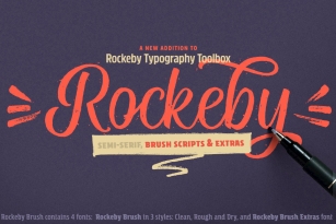 Rockeby Brush Font Font Download