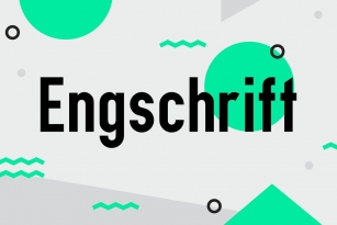 Engschrift Font Font Download
