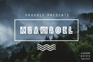 Ngamboel Font Font Download