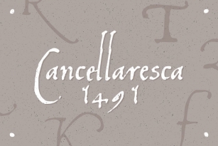 1491 Cancellaresca Font Font Download