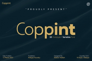 Coppint Font Font Download