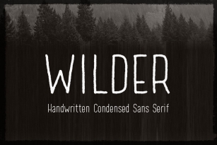 Wilder Font Font Download